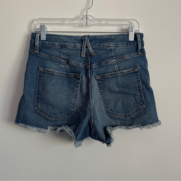 Good American Denim Blue Shorts-Women’s Size 6/28 - Picture 3 of 5